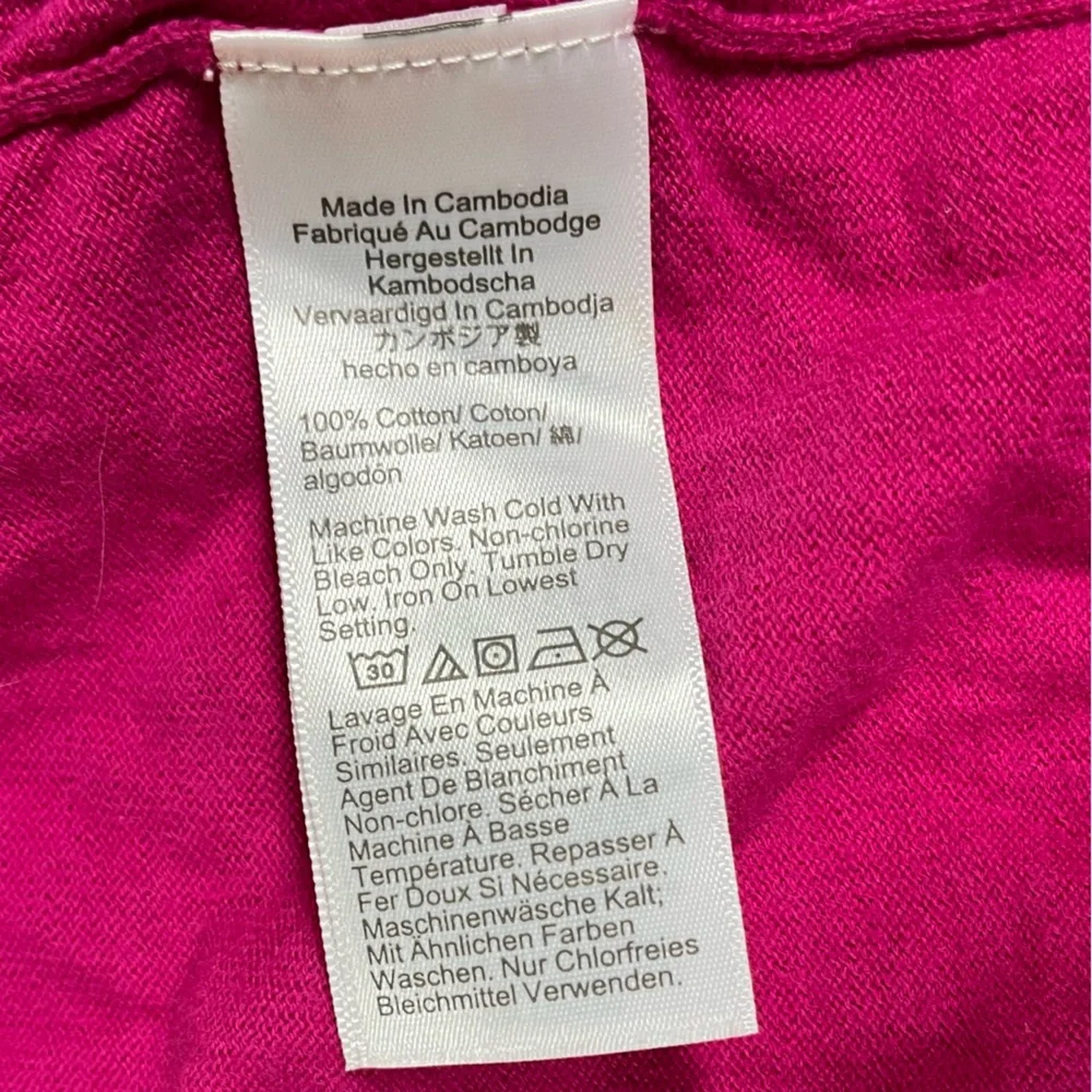 J. Crew Dark Pink XS/S Button Office Preppy Light Cardigan Work Spring Fall Slim